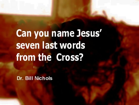 Jesus seven last words