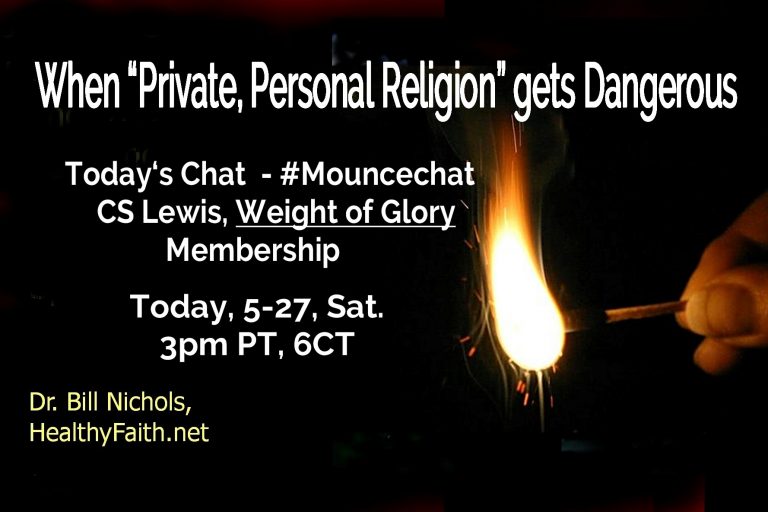 Mouncechat on Private religion