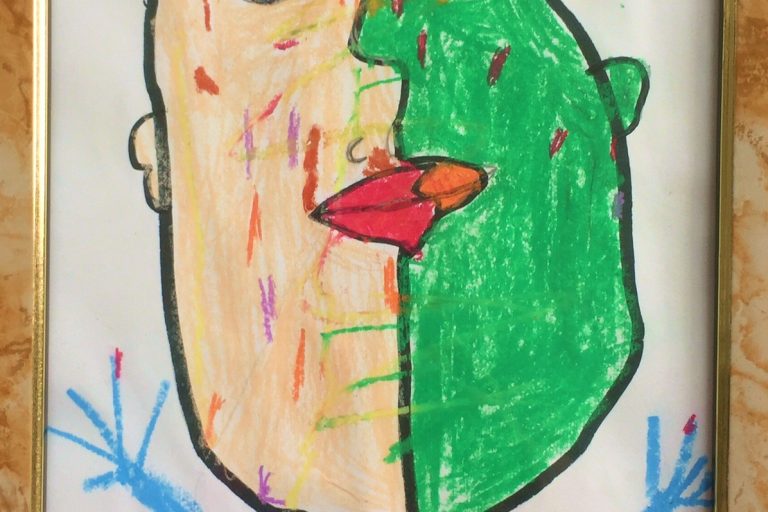 Kylies portrait of Grandad