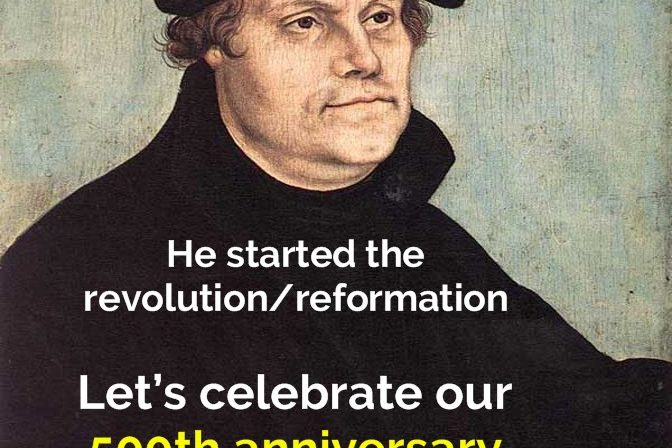 Martin Luther painting
