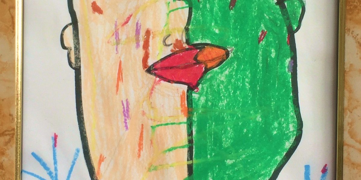 Kylies portrait of Grandad