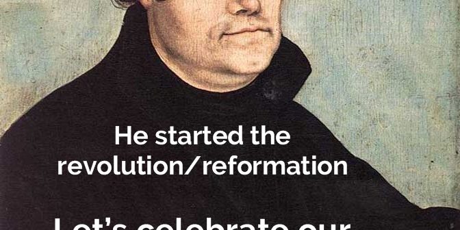 Martin Luther painting